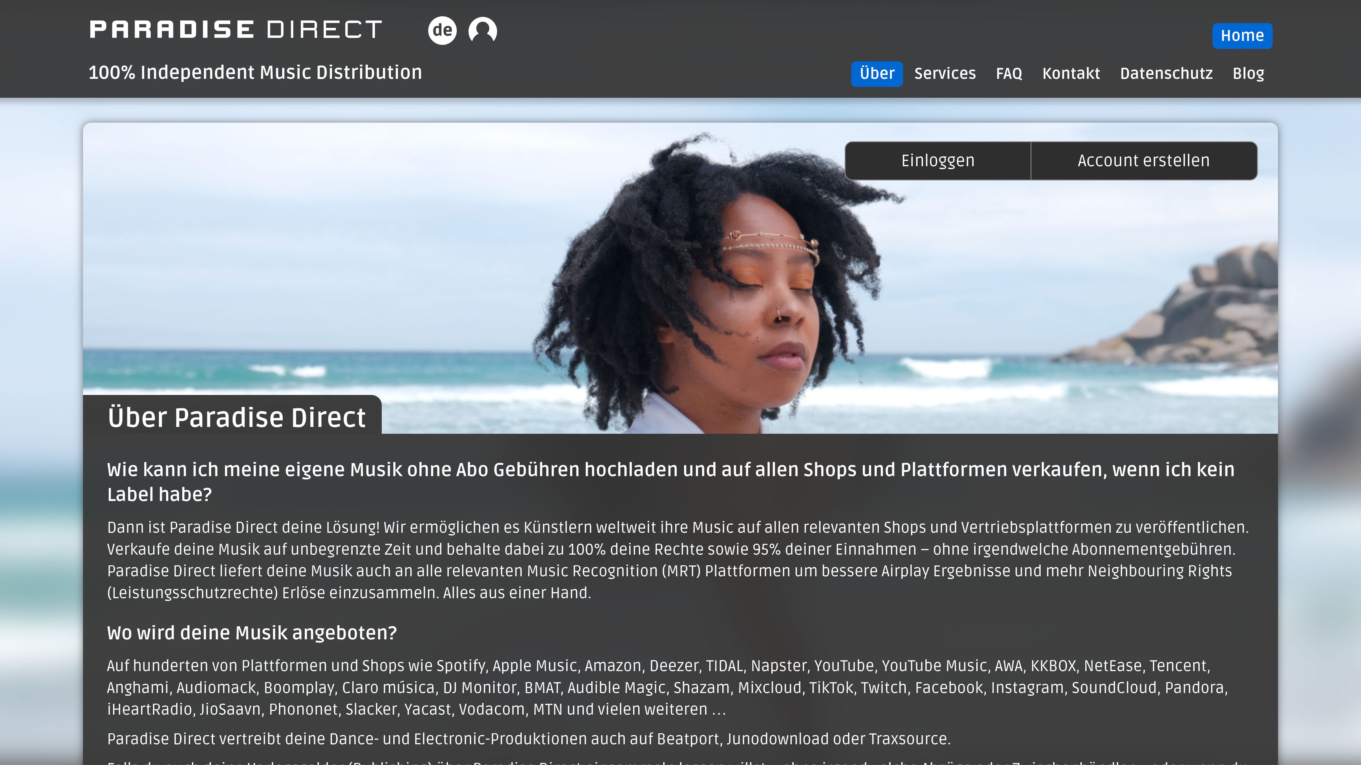 PRDS Direct Startseite