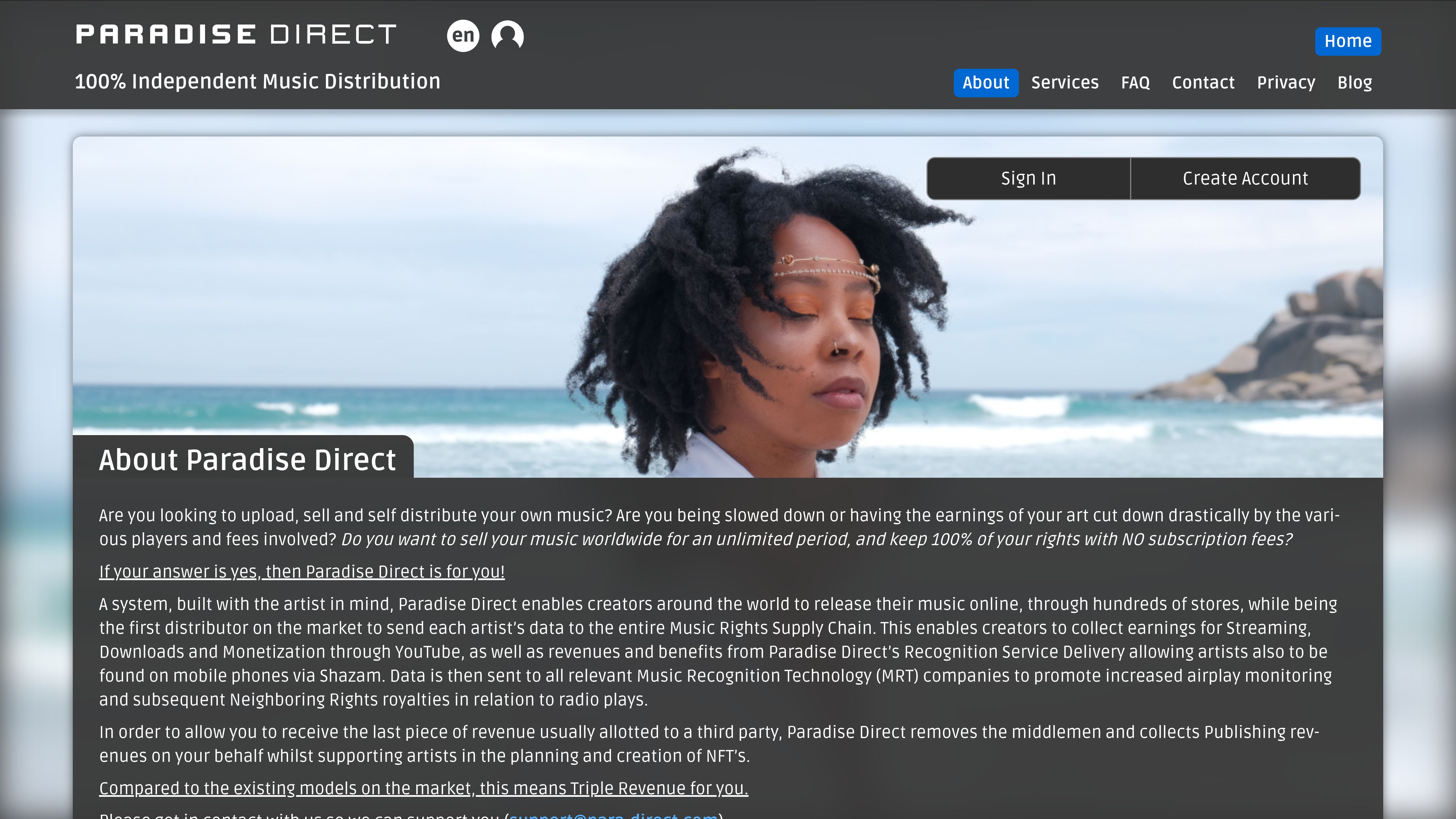 PRDS DIRECT Startpage