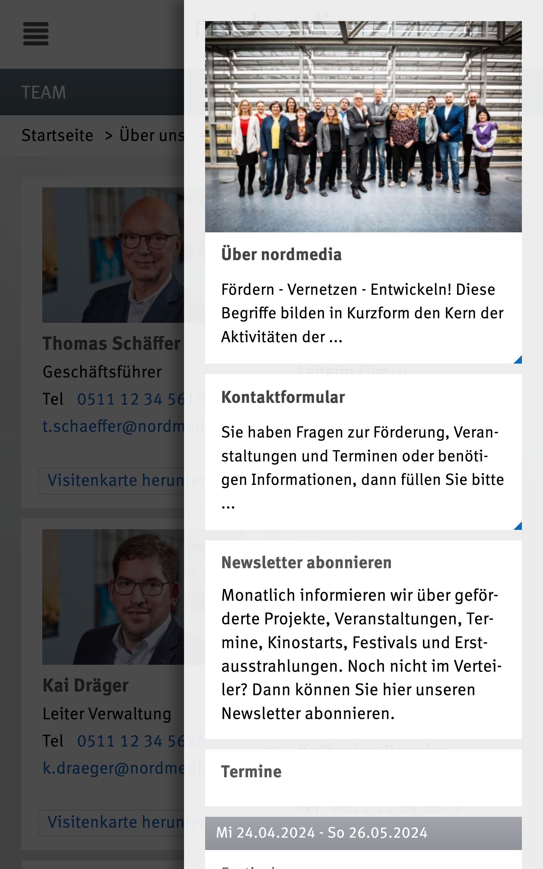 nordmedia mobiles Layout