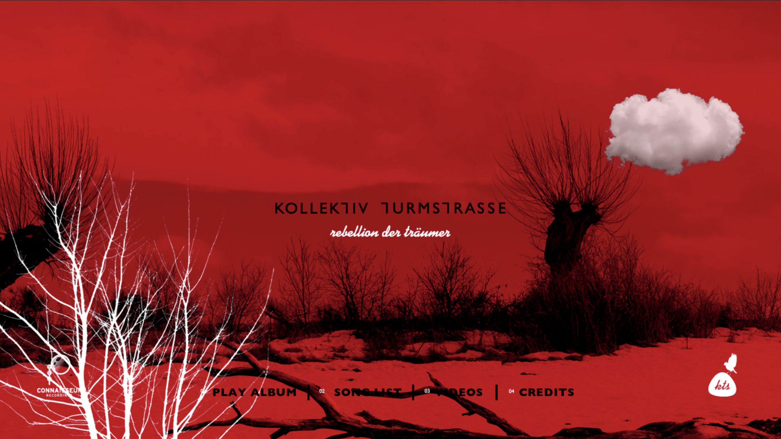 Screenshot of the “Rebellion der Träumer” iTunes LP