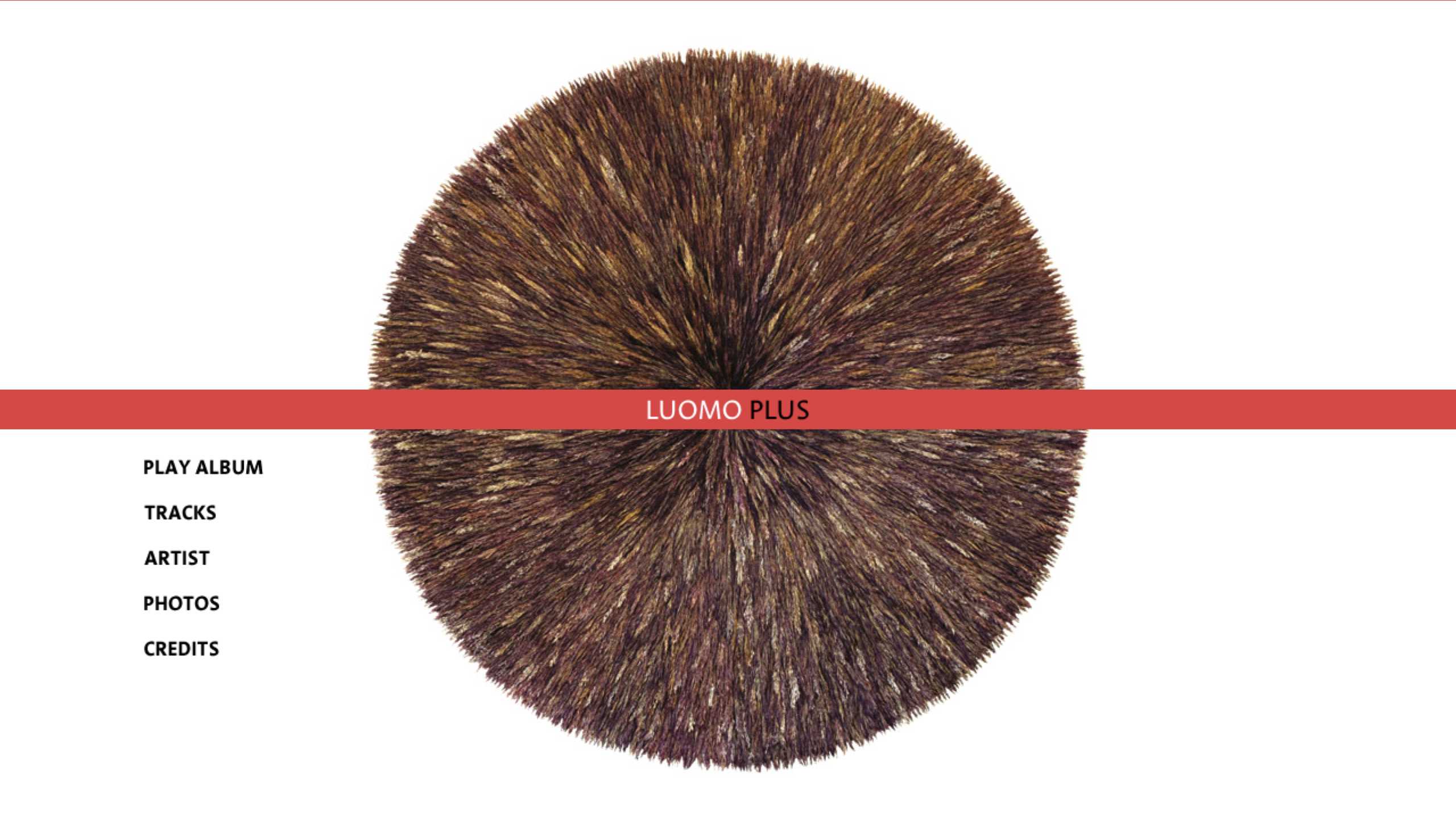 Screenshot der „Luomo“ iTunes LP