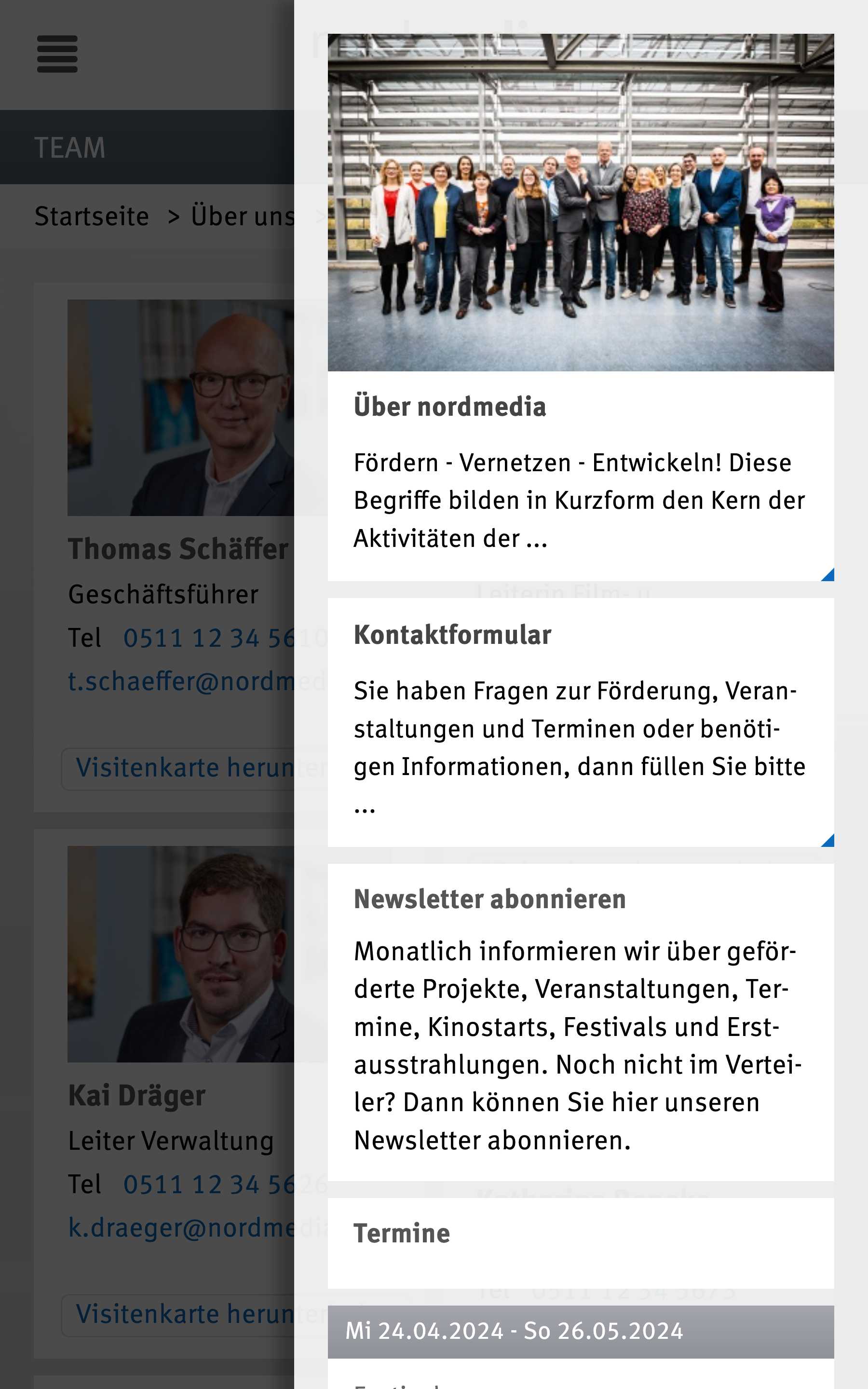 nordmedia mobiles Layout