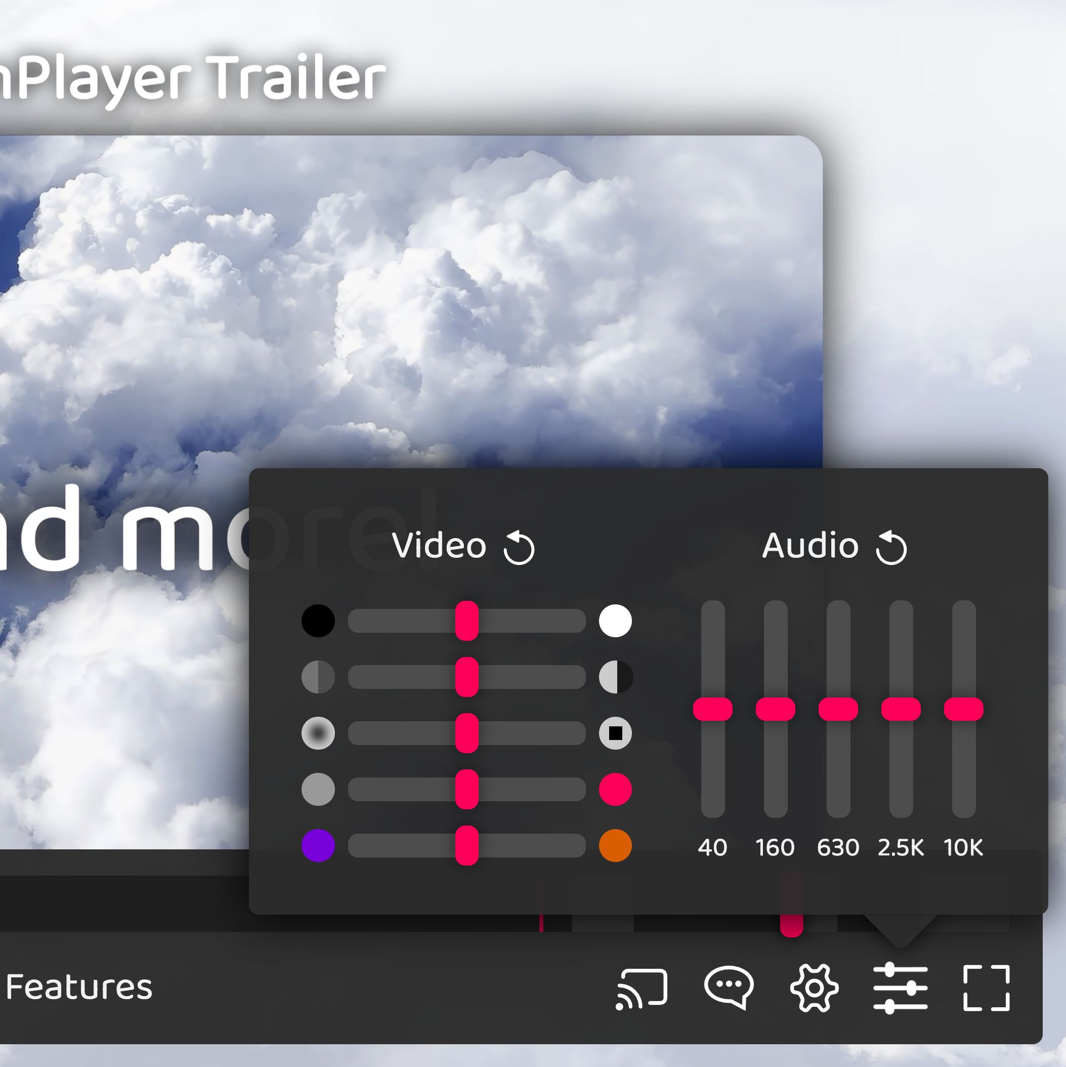 Screenshot of the VisionPlayer: Picture